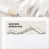 Geschetste Natuur Adresetiketten Etiket (Insitu)