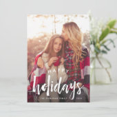 Geschetste overlay | Kerstkaart (Staand voorkant)