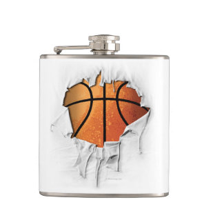 Gescheurd Basketbal Heupfles