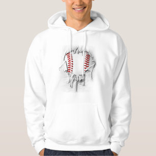Gescheurd Honkbal Hoodie