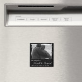 Gescheurd Lijst Custom Save the Date Marriage Magneet (Insitu (Vaatwasser))