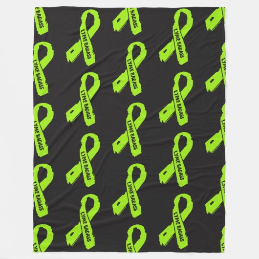 Gescheurd lint/badass...Lyme Fleece Deken (Voorkant)