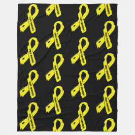 Gescheurd lint/krijger...Endometriose Fleece Deken