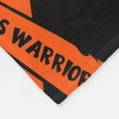 Gescheurd lint/krijger...MS Fleece Deken (Hoek)