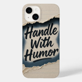 Gescheurd papier Humor Quote iPhone Case