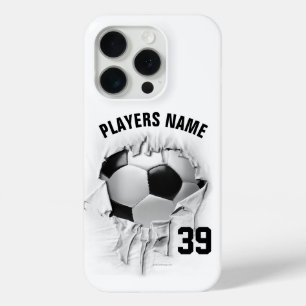 Gescheurd Voetbal Gepersonaliseerd Wit Hoesje