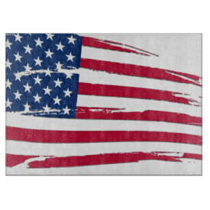 Gescheurde Amerikaanse vlag Snijplank
