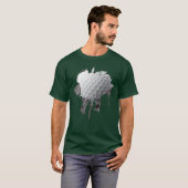 Gescheurde Golfbal T-shirt (Voorkant volledig)