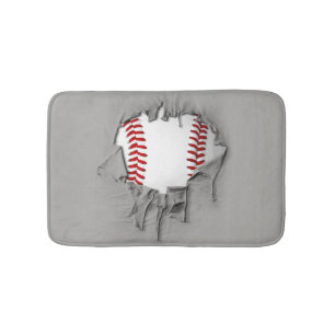 Gescheurde honkbal badmat