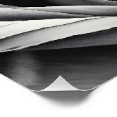 Gescheurde stof onthullen perfect poster (Hoek)