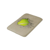 Gescheurde Tennis Badmat (Gekanteld)