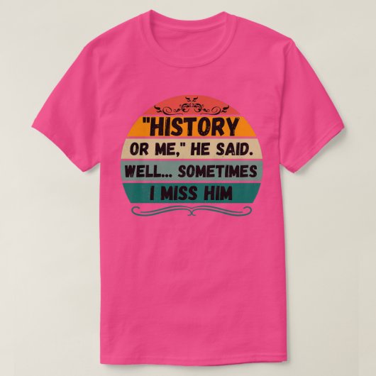 Geschiedenis Accessoire kleding T-shirt (Design voorkant)
