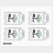 Geschiedenis Acres Logo Stickers (Vel)