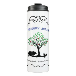 Geschiedenis Acres Travel Thermal Tumbler Thermosbeker