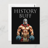 Geschiedenis Buff Roman Centurion Briefkaart (Voorkant / Achterkant)