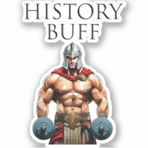 Geschiedenis Buff Roman Centurion Sticker