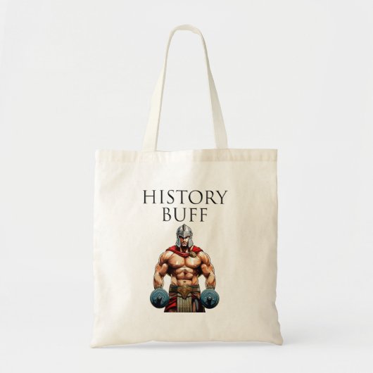 Geschiedenis Buff Roman Centurion Tote Bag (Voorkant)