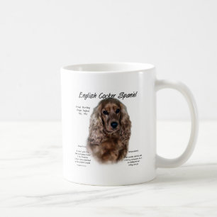 Geschiedenis Engels Cocker Spaniel (lever) Koffiemok