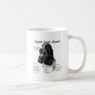 Geschiedenis Engels Cocker Spaniel (parti) Koffiemok