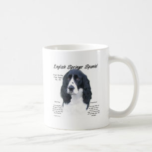 Geschiedenis Engels Springer Spaniel (blk) Koffiemok