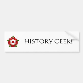 Geschiedenis geek Bumpersticker