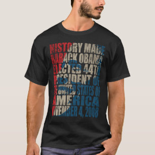 Geschiedenis gemaakt t-shirt