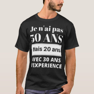 Geschiedenis geschenk 50 jaar t-shirt