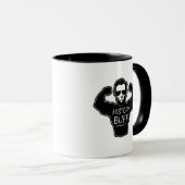 Geschiedenis grappige mok koffie (Voorkant rechts)