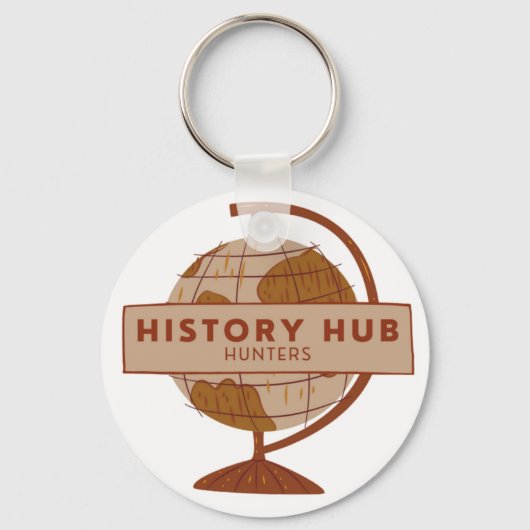 Geschiedenis Hub Hunters Sleutelhanger (Voorkant)