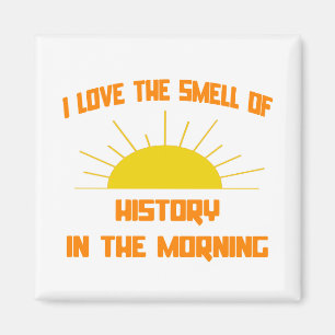 Geschiedenis in de ochtend magneet