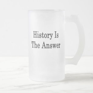 Geschiedenis is het antwoord matglas bierpul