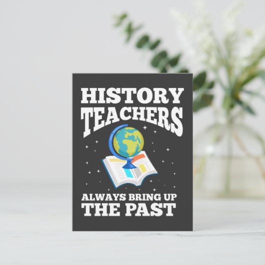 Geschiedenis leraar beroep Hilarious Historian Briefkaart (Staand voorkant)