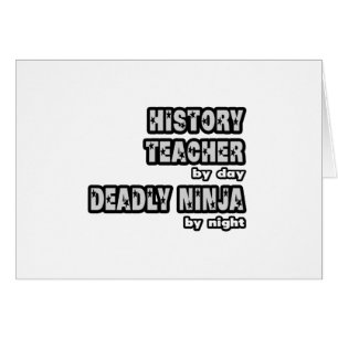 Geschiedenis leraar overdag...dodelijke ninja 's n
