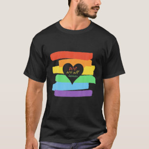 Geschiedenis maand we zijn allemaal menselijke tro t-shirt