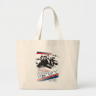 Geschiedenis maken grote tote bag