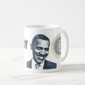 GESCHIEDENIS - President Obama-inauguratie Koffiemok (Voorkant rechts)