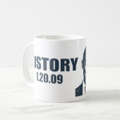 GESCHIEDENIS - President Obama-inauguratie Koffiemok (Voorkant links)