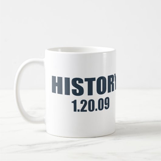 GESCHIEDENIS - President Obama-inauguratie Koffiemok (Links)