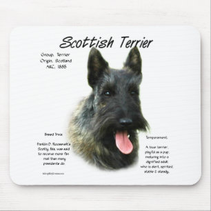 Geschiedenis Schotse Terrier (brindle) Muismat