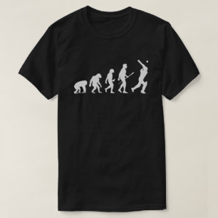 Geschiedenis van cricket Lover Gift Evolution of C T-shirt