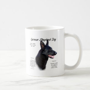 Geschiedenis van de Duitse herderhond (blk) Koffiemok