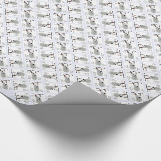 Geschiedenis van de Duitse herderhond (wht) Cadeaupapier (Hoek)