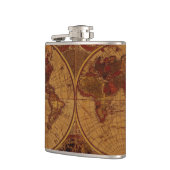  Geschiedenis van de Oude Wereldkaart Heupfles (Links)