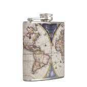  Geschiedenis van de Oude Wereldkaart Heupfles (Rechts)