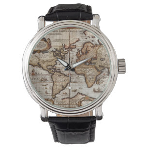 Geschiedenis van de Oude Wereldkaart Horloge