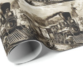 Geschiedenis van de stoommotor cadeaupapier (Rol Hoek)