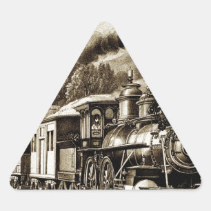 Geschiedenis van de stoommotor driehoek sticker