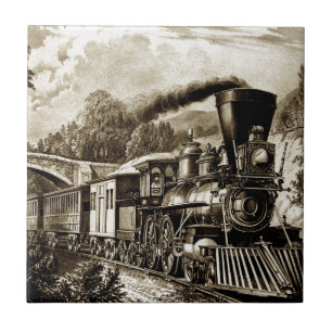 Geschiedenis van de stoommotor tegeltje