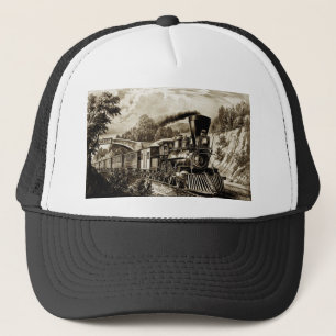 Geschiedenis van de stoommotor trucker pet