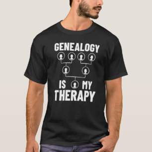 Geschiedenis van de testfamilie DNA van genealogon T-shirt